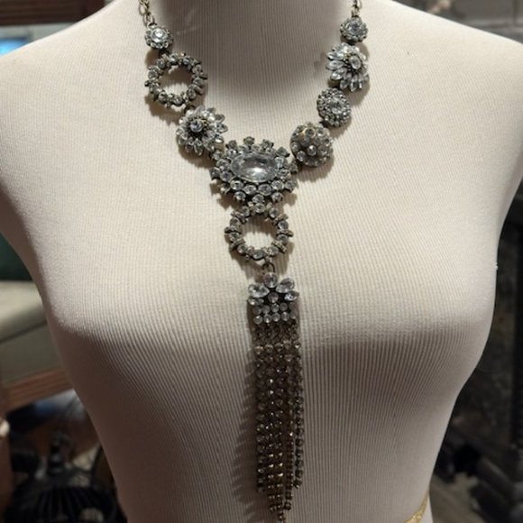 Antique Gold Statement Necklace - Picture 2 of 5